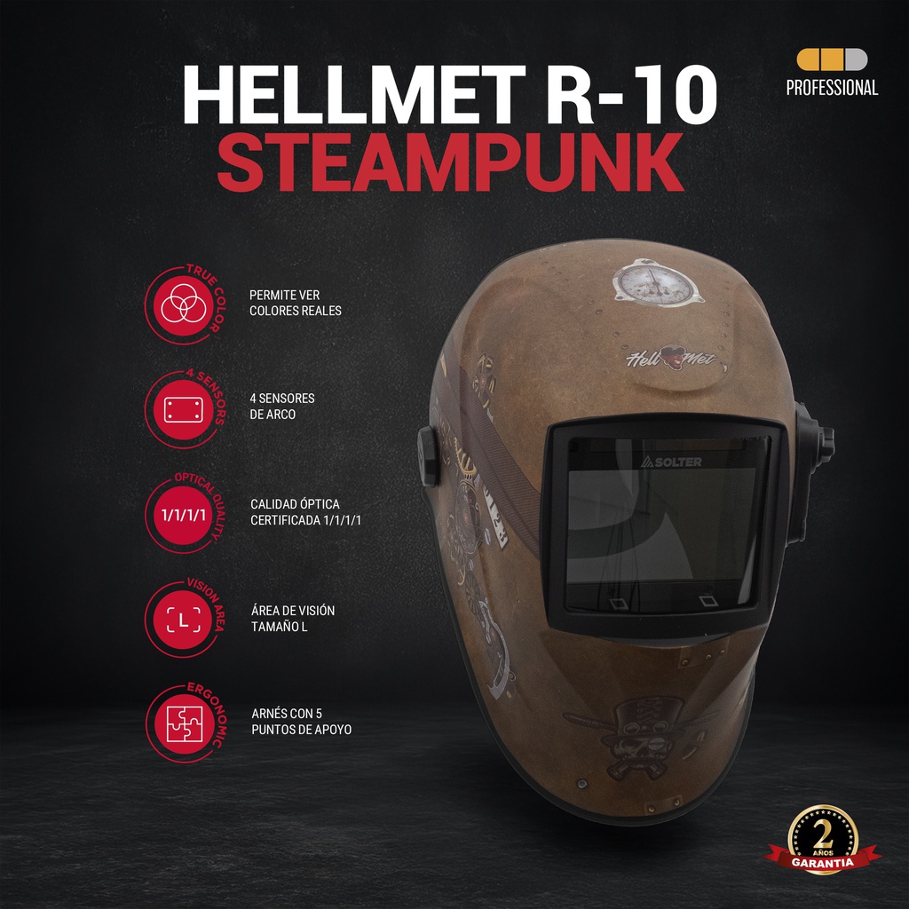 HELLMET R-10 STEAMPUNK