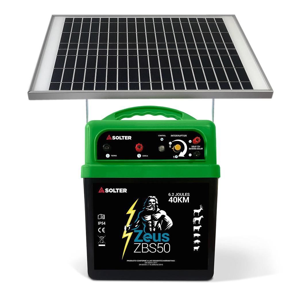 KIT ZBS50 + PANEL SOLAR ZEUS