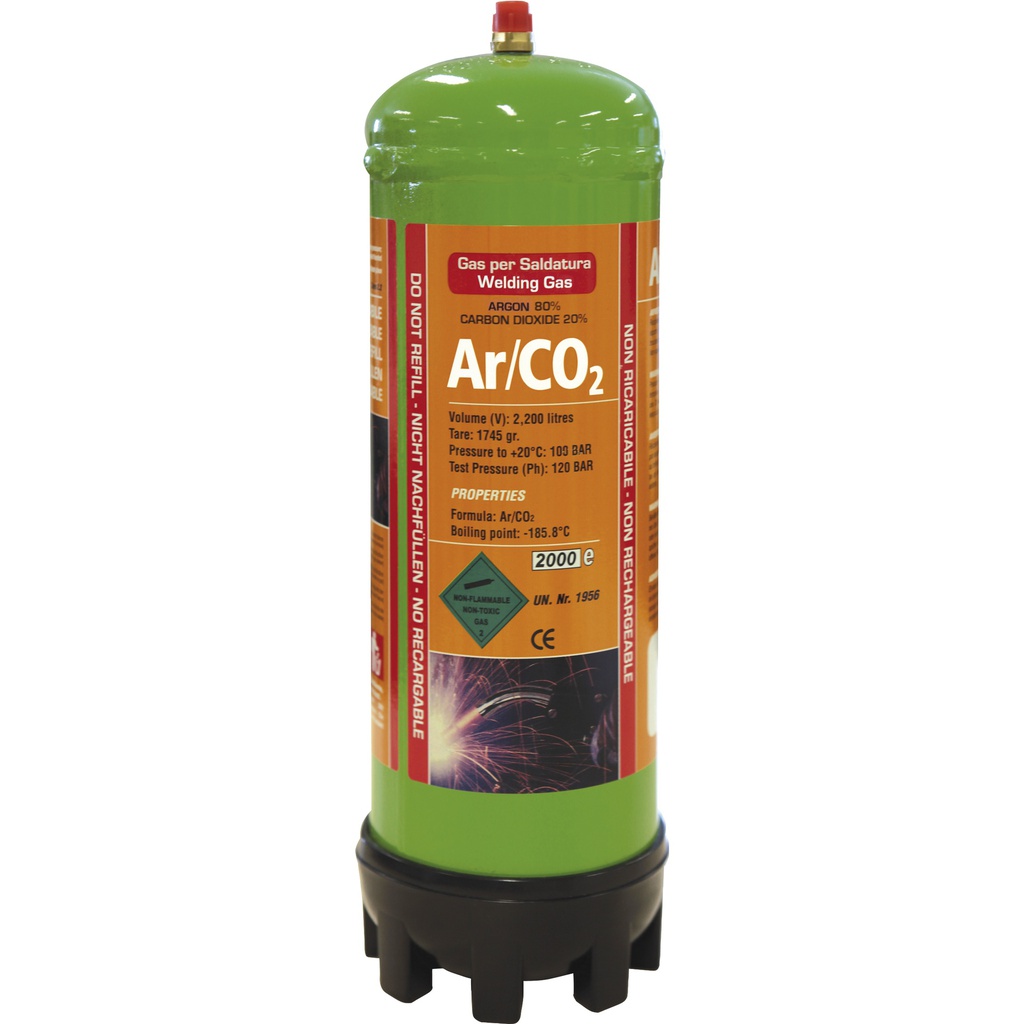 BOTTLE ARGON/CO2 1,8L